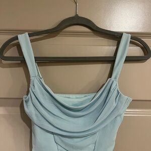 Elegant Blue Women's corset